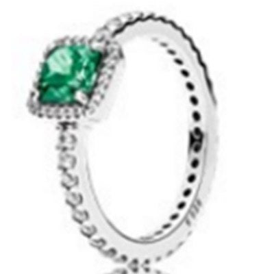 100% 925 Sterling Silver Twelve months Droplet Ring charm Timeless Elegance Ring Fit DIY Original Jewelry