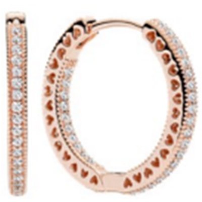 100% 925 Sterling Silver Vintage Allure Hanging Earrings Fit Original DIY Charms Entwined Earring Hoops Girl gifts