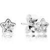 100% 925 Sterling Silver Vintage Elegance Earring Studs Fit Original DIY Charms Starshine Earring Studs Jewellery
