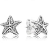100% 925 Sterling Silver Vintage Elegance Earring Studs Fit Original DIY Charms Starshine Earring Studs Jewellery