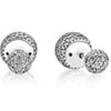 100% 925 Sterling Silver Vintage Elegance Earring Studs Fit Original DIY Charms Starshine Earring Studs Jewellery