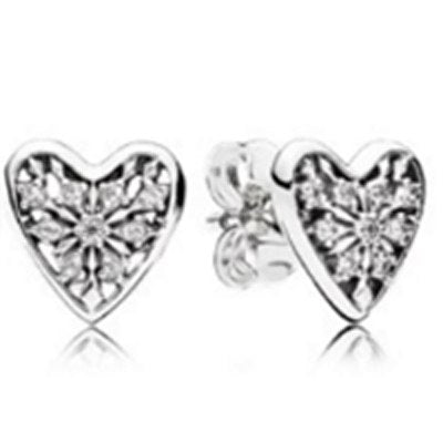 100% 925 Sterling Silver Vintage Elegance Earring Studs Fit Original DIY Charms Starshine Earring Studs Jewellery