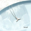 100% 925 Sterling Silver Whale & Dolphin Mermaid Tail Fashion Statement Pendant Necklace Valentine's D Gift Woman Jewelry