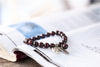 100% AAA 8mm Natural Garnet Bracelet For Women Wine Red Bracelet Men Jewelry For Women Leaf Shape Chain Bracelet Gifts