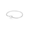 100% Authentic 925 Silver Shine&Rose Moments Smooth Charm Bracelet Fit Original Bracelets Bangle Snake chain pandora Jewelry