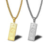 100 Dollars Pattern Pendant Necklace Men's Women's Necklace Metal Sliding Dollar Pattern Necklace Accessories Party Accessories