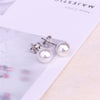 100% Pearl Earrings Fine Jewelry 925 Sterling Silver Stud Earrings For Women 2020 New Arrival Female Earring FSE003