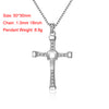 100% Genuine 925 Sterling Silver Jewelry Male Men's Cross Pendant Necklace Fashion Dominic Toretto Choker Heavy Necklace