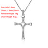 100% Genuine 925 Sterling Silver Jewelry Male Men's Cross Pendant Necklace Fashion Dominic Toretto Choker Heavy Necklace