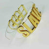 100% Handmade Punk Cosplay Halloween Choker 35mm Tall Gold Letter Clear PVC Vinyl Slave Collar Harajuku BDSM Buckle Necklace