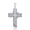 100% Micro Zircon Hip Hop Cross Pendant Necklace For Men Jewelry Gift Bling Bling Party Iced Out Necklaces