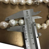 100% NATURE FRESHWATER Baroque PEARL NECKLACE-big pearl NECKLACE