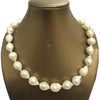 100% NATURE FRESHWATER Baroque PEARL NECKLACE-big pearl NECKLACE