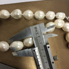 100% NATURE FRESHWATER Baroque PEARL NECKLACE-big pearl NECKLACE