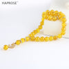 100% Natural Agate 33 Beads Muslim Bracelet 6-10mm Tasbih Allah Rosaries Blue Stripe Agate Bracelet tasbin