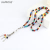 100% Natural Color agate bracelets Prayer Islamic Muslim tasbih Allah Rosary agate bracelets 99 beads 6-10mm dance necklace