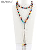 100% Natural Color agate bracelets Prayer Islamic Muslim tasbih Allah Rosary agate bracelets 99 beads 6-10mm dance necklace