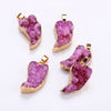 100% Natural Crystal Gilded moon Fashion Pendant Short Necklace Woman Fine Jewelry Necklace Geschenk Lucky Fashion Pendant Gift