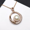 100%Natural semi round 11.5mm fresh water pearl pendant fine jewelry gift for women mom lady birthd anniversary