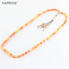 100% Natural weathering agate Orange bracelets Prayer Islamic Muslim tasbih Allah Rosary women's necklace 99 beads 6-10mm agate