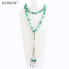 100% Natural weathering agate green tasbin Prayer Islamic Muslim tasbih Allah Rosary green agate 99 beads necklace 6-10mm