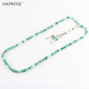 100% Natural weathering agate green tasbin Prayer Islamic Muslim tasbih Allah Rosary green agate 99 beads necklace 6-10mm