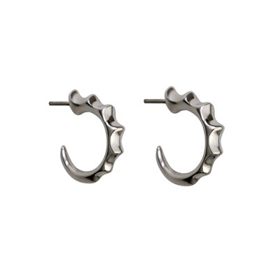 100% Pure 925 Sterling Silver Boneclaw Earrings Fashion Punk Jewelry Stud Earring For Men And Women Gift 1221