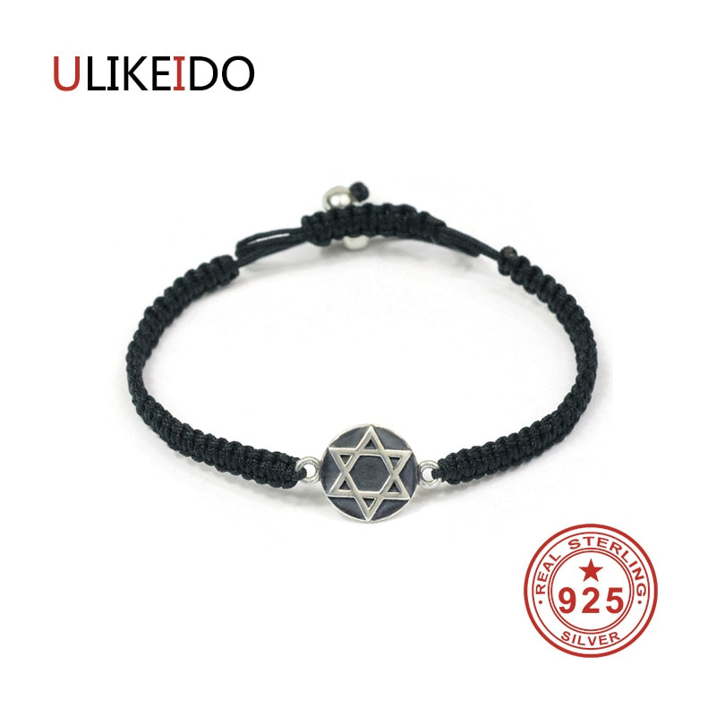 100% Pure 925 Sterling Silver Bracelets Men Fashion Punk Hand Chain For Women Thai Silver Jewelry Charm Bracelet Homme 1367