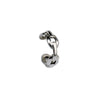 100% Pure 925 Sterling Silver Earrings Fashion Punk Jewelry Clip Earring For Men And Women Gift 1250