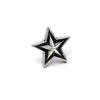 100% Pure 925 Sterling Silver Earrings Fashion Punk Jewelry Star Stud Earring For Men And Women Gift 436
