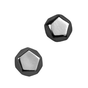 100% Pure 925 Sterling Silver Earrings Fashion Punk Jewelry Stud Earring For Men And Women Gift 1222