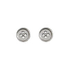 100% Pure 925 Sterling Silver Earrings Fashion Punk Jewelry Stud Earring For Men And Women Gift 1232