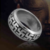 100% Pure 925 Sterling Silver Jewelry The Buddha Rings Vintage Men Signet Ring For Women Fine Gift 0070