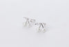 100% REAL. 925 Sterling SIlver Fine Jewelry Pearl Leaf cherry Stud Earrings GTLE1944