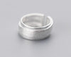 100% REAL.925 Sterling Silver fINE jEWELRY MULTI-ROWS Geometric Long Wider Ring GTLJ1394