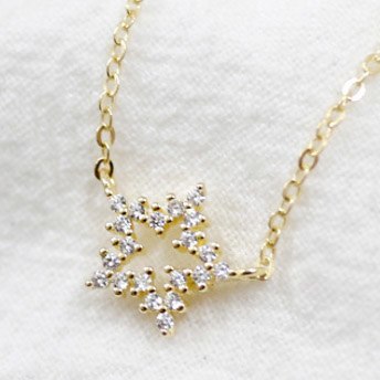 100% S925 Sterling Silver Fine Zircon Star Necklace Hollow Star Pendant Choker for Woman