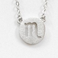 100% S925 sterling silver simple fashion twelve constellation necklace