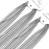 100% Stainless Steel Bead Chain For Jewelry Making 1.5/2/2.4mm Width Metal Beads Chains  20pcs