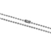 100% Stainless Steel Bead Chain For Jewelry Making 1.5/2/2.4mm Width Metal Beads Chains  20pcs