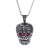 100% Stainless Steel Skull Head Titanium Steel Punk Pendant Necklace  Цепь На Шею Мужская  Goth Accessories