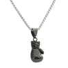 100% Stainless Steel Titanium Steel Boxing Glove Pendant Personality Punk Retro Glove Pendant Necklace