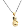 100% Stainless Steel Titanium Steel Boxing Glove Pendant Personality Punk Retro Glove Pendant Necklace