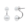 100% genuine pearl earrings 925 sterling silver stud earrings for women fashion stud earringl