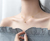100% real 925 Sterling Silver Fine Jewelry Polished Round Beads Geometric Necklace Pendant GTLX1623
