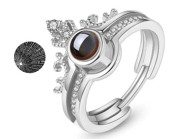 1000-Language "I 1 L ove You Adjustable Ring Gift for her  Valentine's Day gifts, birthday gift