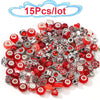 1000 Style Mixed Random Delivery Red Beads Charms Fit Original Brand Bracelets Necklace For Women Couples Jewelry Making