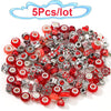 1000 Style Mixed Random Delivery Red Beads Charms Fit Original Brand Bracelets Necklace For Women Couples Jewelry Making