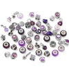 1000 Styles  Random Shipments Purple Beads Pendant DIY Charm Necklaces Bracelets For Women Jewelry Making 100Pcs/50Pcs