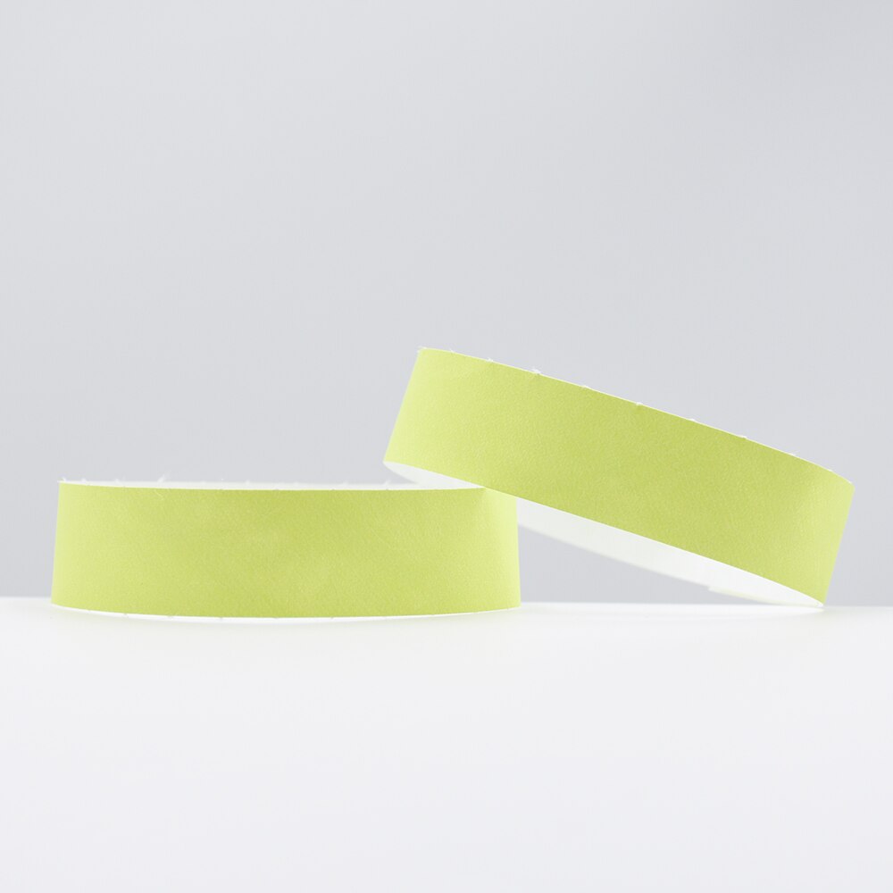 100PCS Tear-Resistant Waterproof DuPont Tyvek Paper Wrist Strap Party Bracelet Multicolored Event Ticket Wristbands