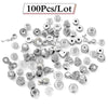 100Pcs/20Pcs/5Pcs Special Offer Silver Color Beads Pendant DIY Charm Bracelets Necklaces For Women Men Jewelry Making